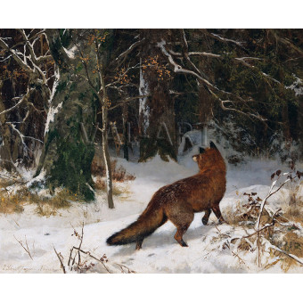 РЕПРОДУКЦИИ НА КАРТИНИ Зимна среща (1932)